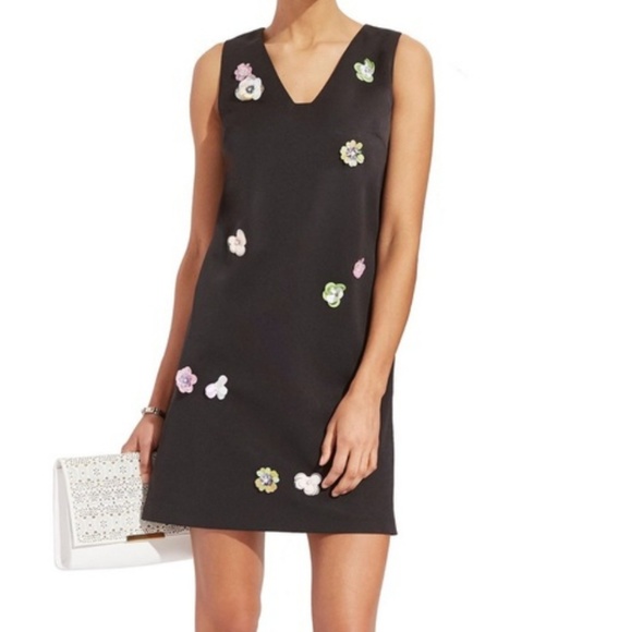 🍒NWT🍒 NICOLE MILLER NY 3D APPLIQUES DRESS - Picture 4 of 11